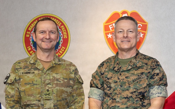 MARFORPAC deputy commander meets with USARPAC Strategy and Plans deputy commander