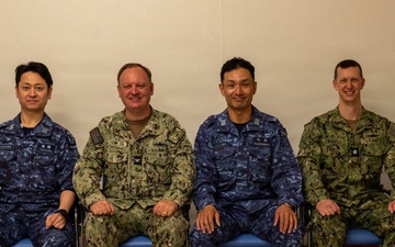 CFAS Commander Visits JS Jintsū (DE-230)