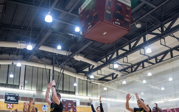 HHC Soldiers conduct CPT physical training at Camp Humphreys