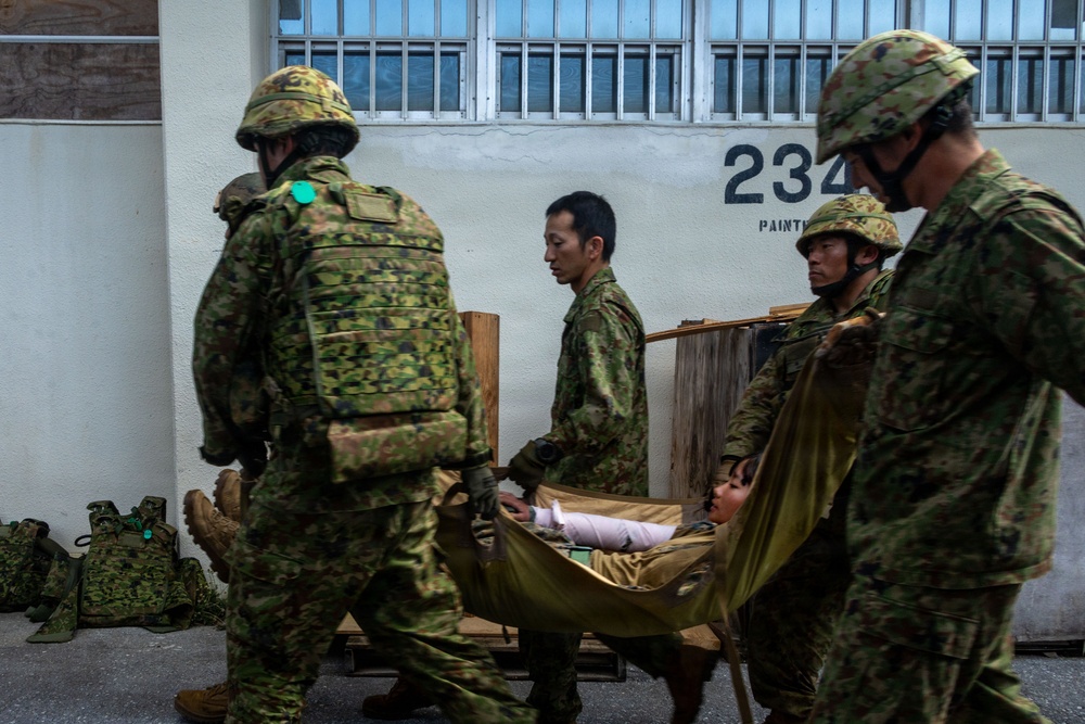 CLB-31 and JGSDF conduct Valkyrie Medical Training