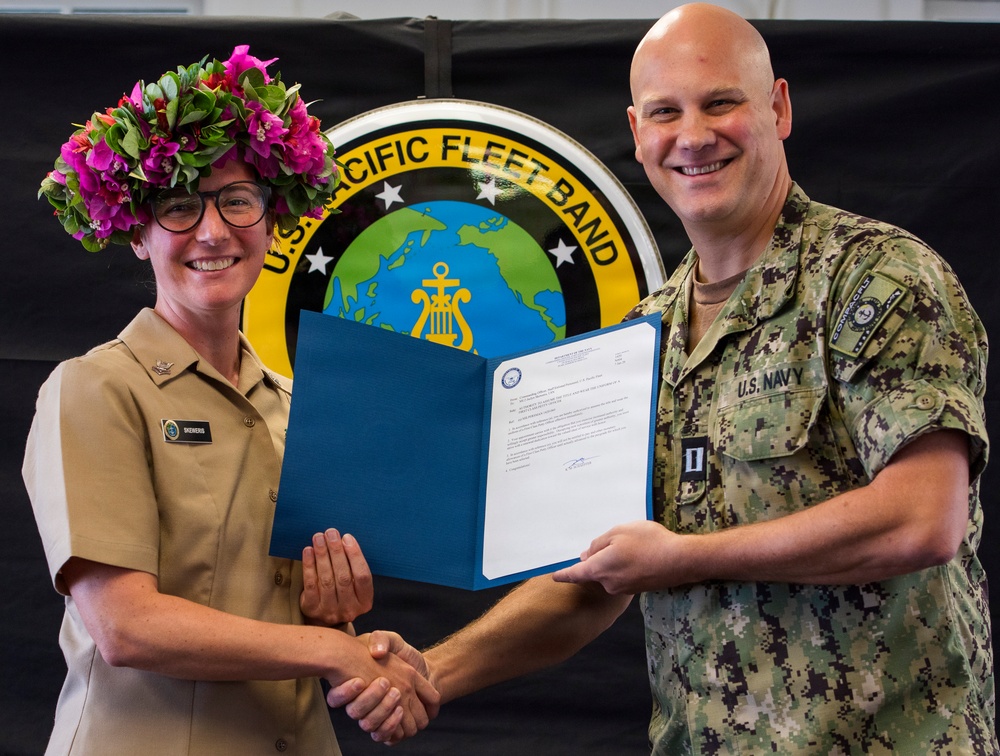 MU1 Jaclyn Skeweris Promotion Ceremony