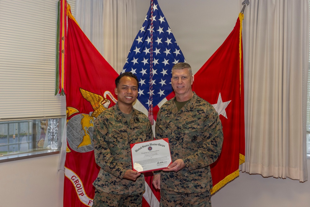 3rd MLG CG Awards Sailors