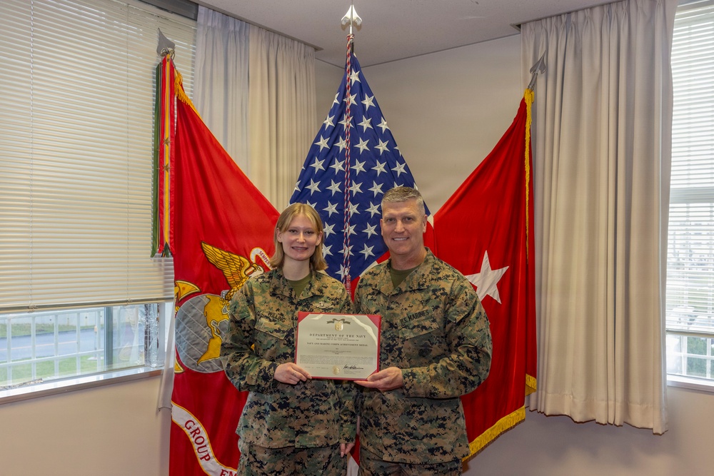 3rd MLG CG Awards Sailors