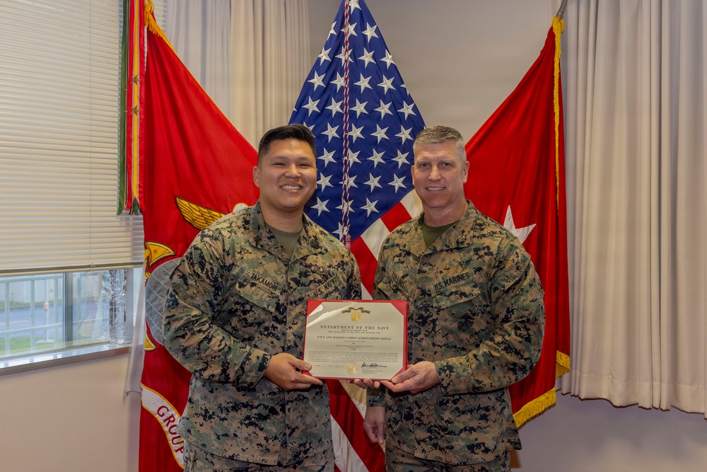 3rd MLG CG Awards Sailors