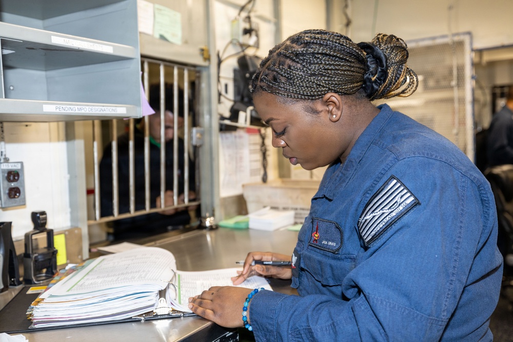 Daily Operations Aboard USS George H.W. Bush (CVN 77)