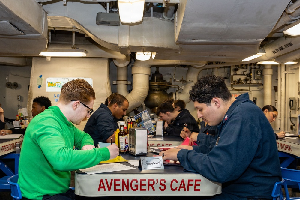 Daily Operations Aboard USS George H.W. Bush (CVN 77)