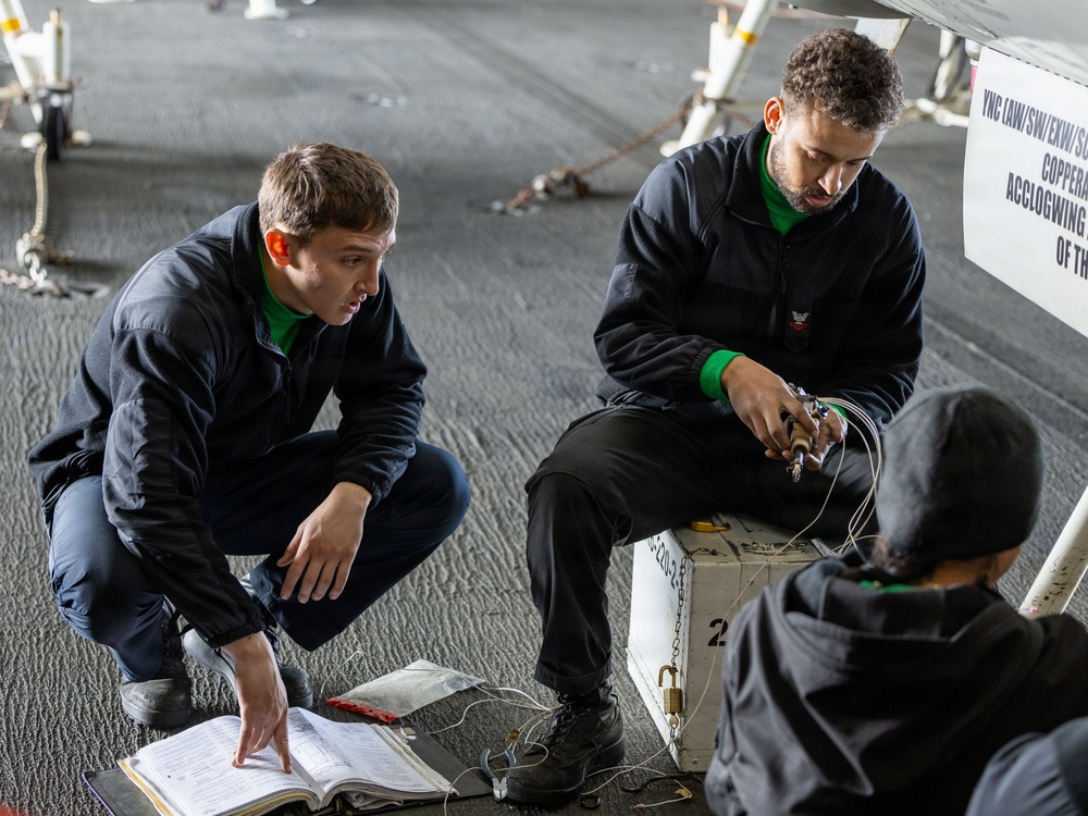 Daily Operations Aboard USS George H.W. Bush (CVN 77)