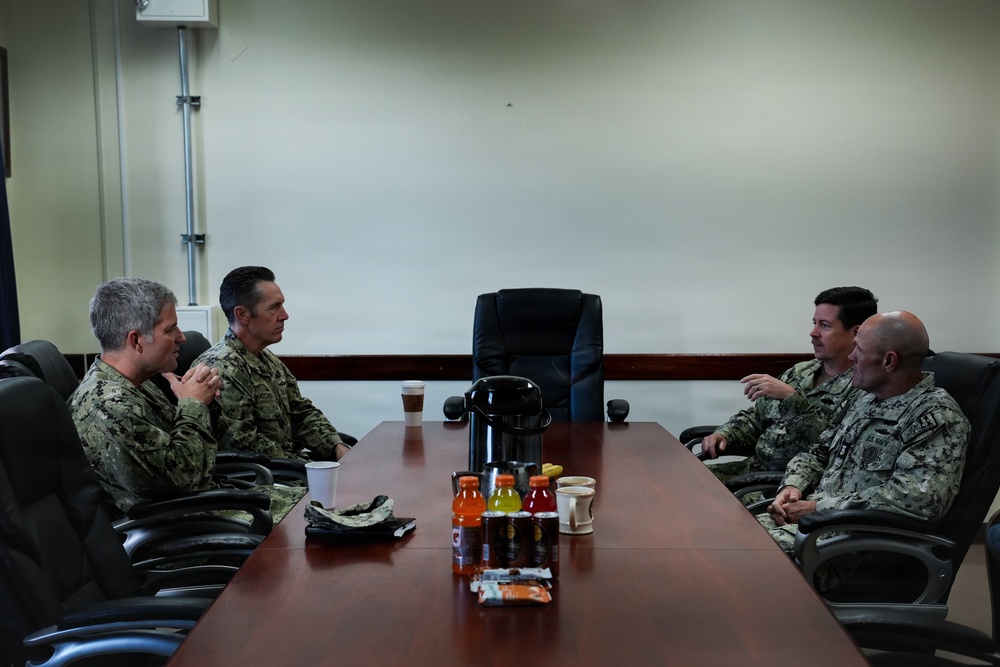 Commander, Task Force 75 commodore visits NMCB 11 in Okinawa