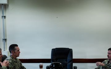 Commander, Task Force 75 commodore visits NMCB 11 in Okinawa