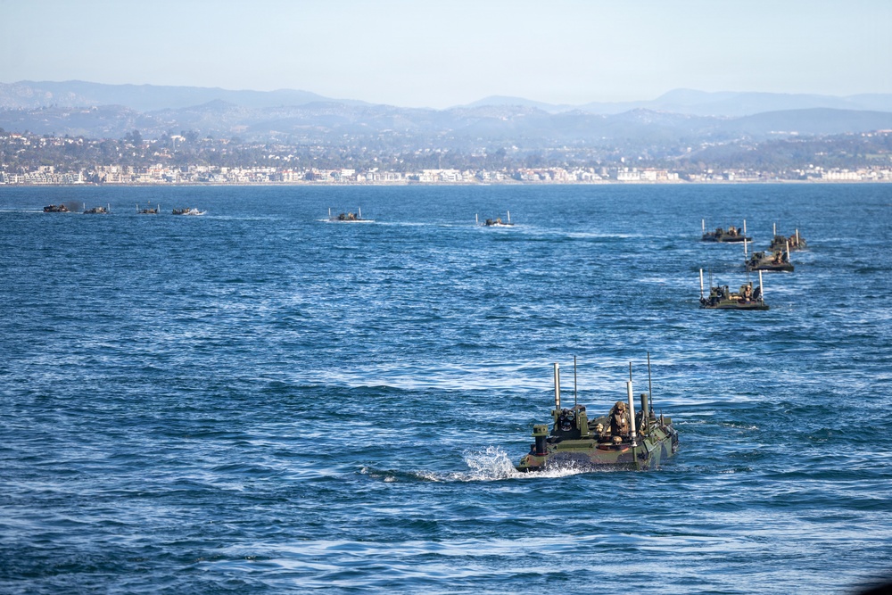 11th MEU Marines, Sailors Conduct Well-Deck Operations Aboard USS Comstock