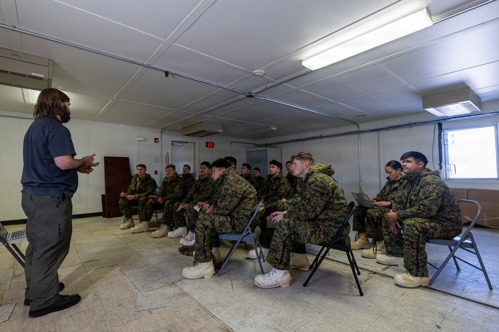 US Marines take a c-UAS familiarization course for ARCTIC EDGE 2026