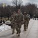 Mississippi National Guard Soldiers patrol at the Lincoln Memorial