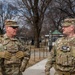 Mississippi National Guard Soldiers patrol at the Lincoln Memorial