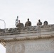Mississippi National Guard Soldiers patrol at the Lincoln Memorial