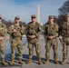 Mississippi National Guard Soldiers patrol at the Lincoln Memorial