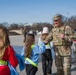 A Mississippi National Guard Soldier patrols at the Lincoln Memorial