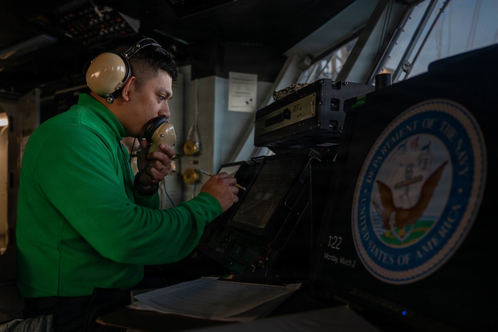 USS Abraham Lincoln Conducts Operations in Support of Operation Epic Fury
