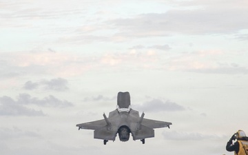 USS Tripoli Conducts F35 Flight Operations