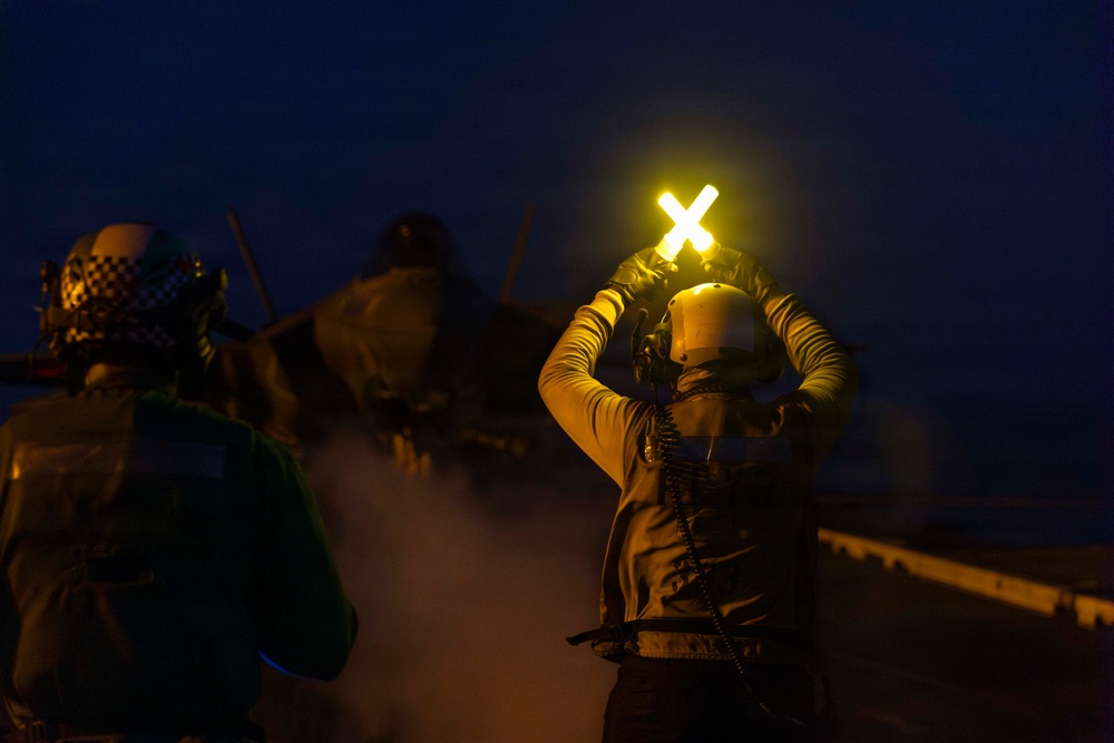 USS Abraham Lincoln (CVN 72) Conducts Flight Operations