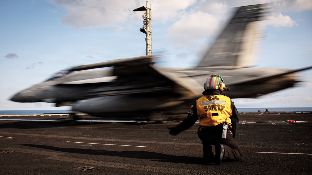 USS Gerald R. Ford  Conducts Operations in Support of Operation Epic Fury
