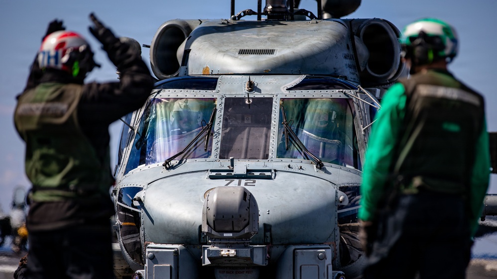 USS Gerald R. Ford  Conducts Operations in Support of Operation Epic Fury