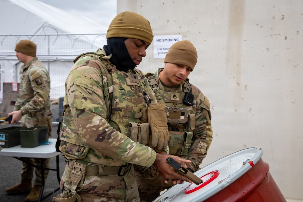 Mississippi National Guard Soldiers prepare to patrol in Washington, D.C.