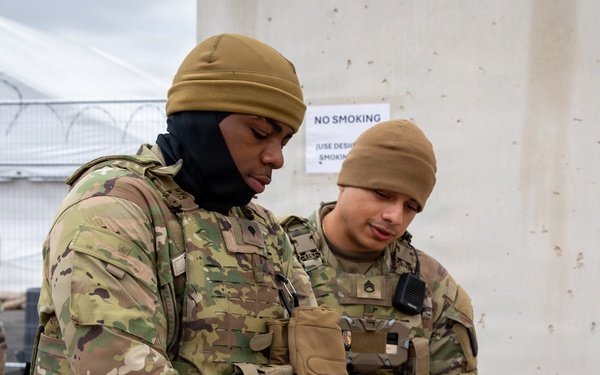 Mississippi National Guard Soldiers prepare to patrol in Washington, D.C.