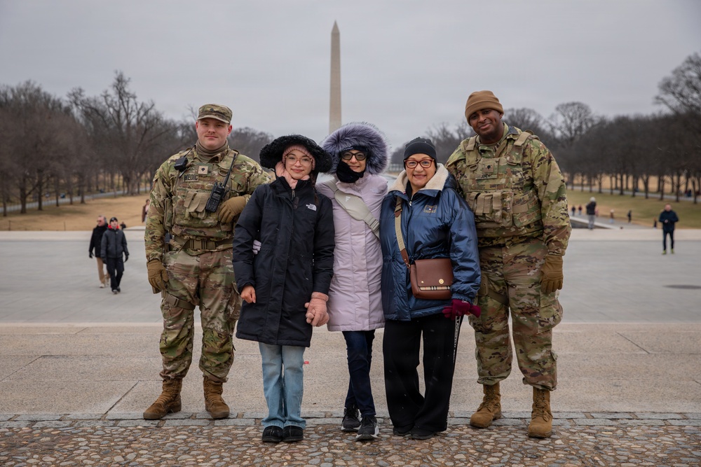 Mississippi National Guard Soldiers patrol in Washington, D.C.