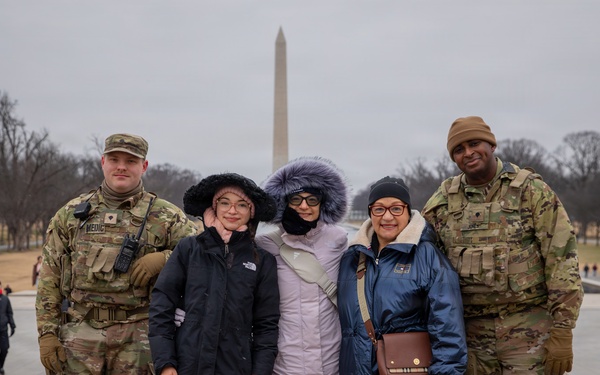Mississippi National Guard Soldiers patrol in Washington, D.C.
