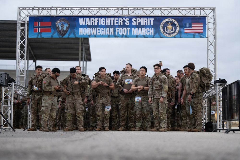 Lackland hosts Norwegian Foot March