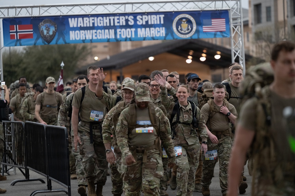 Lackland hosts Norwegian Foot March