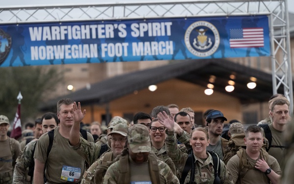 Lackland hosts Norwegian Foot March