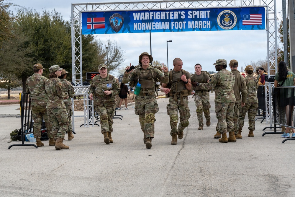 Lackland hosts Norwegian Foot March