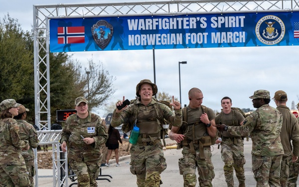 Lackland hosts Norwegian Foot March