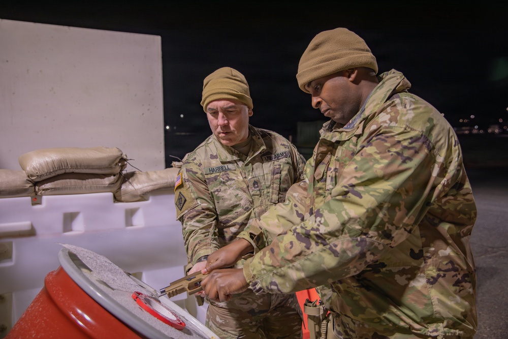 Mississippi National Guard Soldiers return from patrol in Washington, D.C.