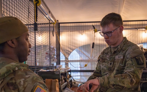 Mississippi National Guard Soldiers return from patrol in Washington, D.C.