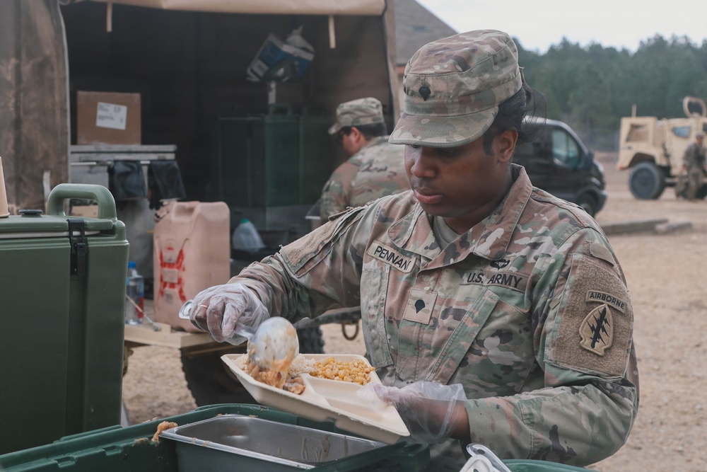 3rd Special Forces Group (Airborne) Soldier compete in the U.S. Army’s Philip A. Connelly Culinary Competition