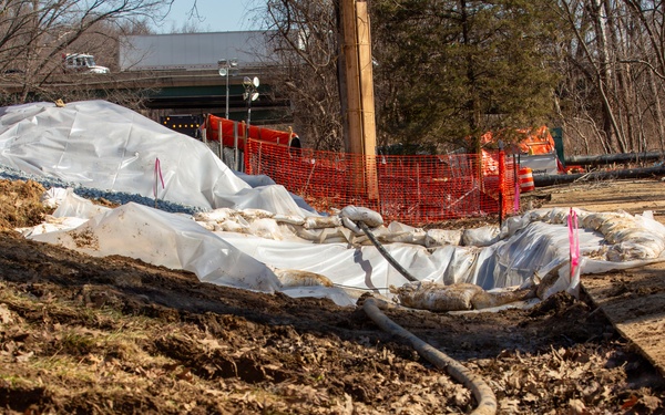 U.S. Army Corps of Engineers responds to Potomac Interceptor collapse