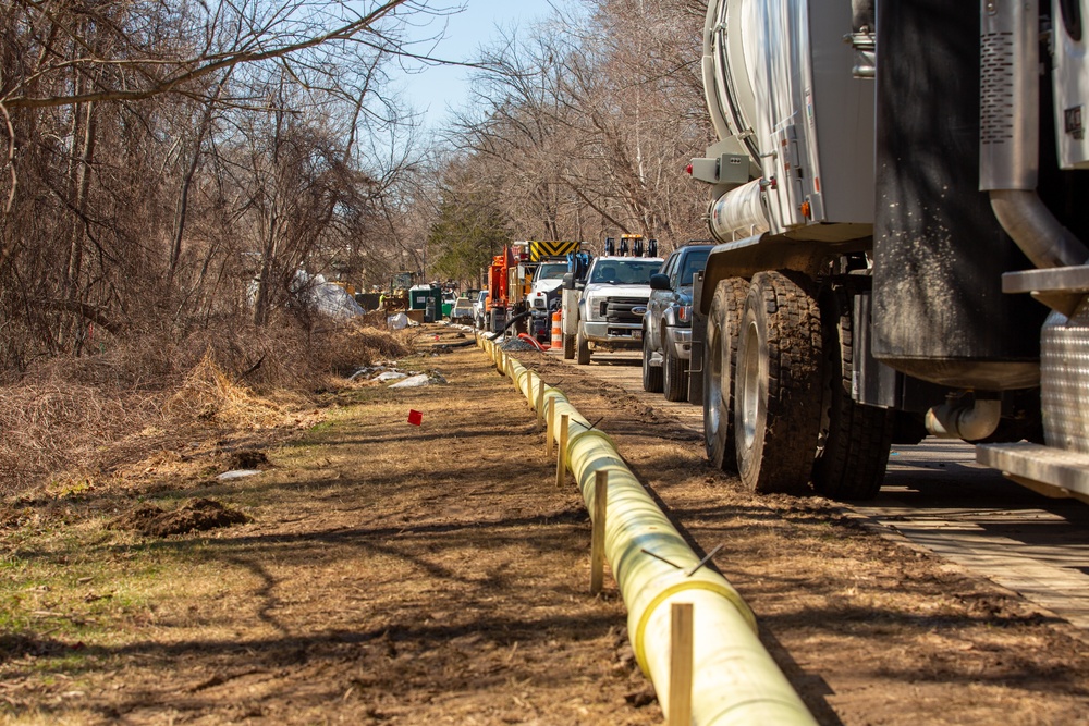U.S. Army Corps of Engineers responds to Potomac Interceptor collapse