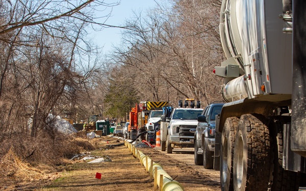 U.S. Army Corps of Engineers responds to Potomac Interceptor collapse