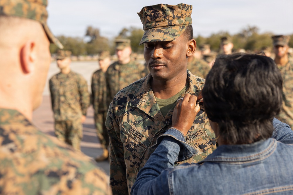 6th Marine Corps District Master Sgt. Colbert Promotion