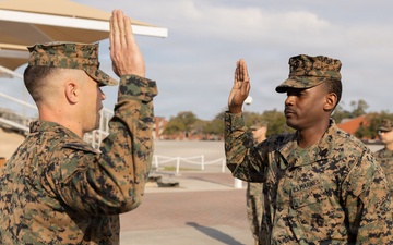6th Marine Corps District Master Sgt. Colbert Promotion