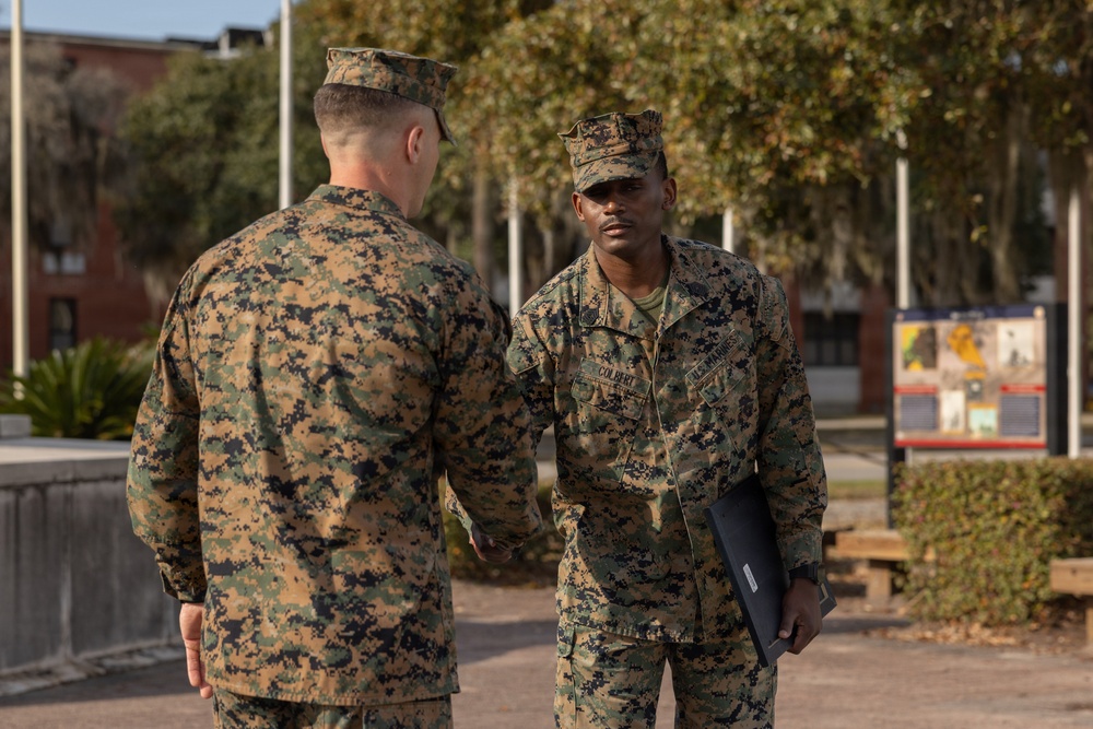 6th Marine Corps District Master Sgt. Colbert Promotion
