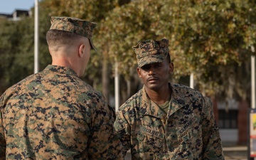 6th Marine Corps District Master Sgt. Colbert Promotion