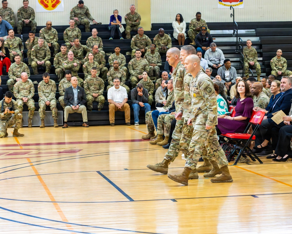 Air Defense Artillery CSM Change of Responsibility Ceremony