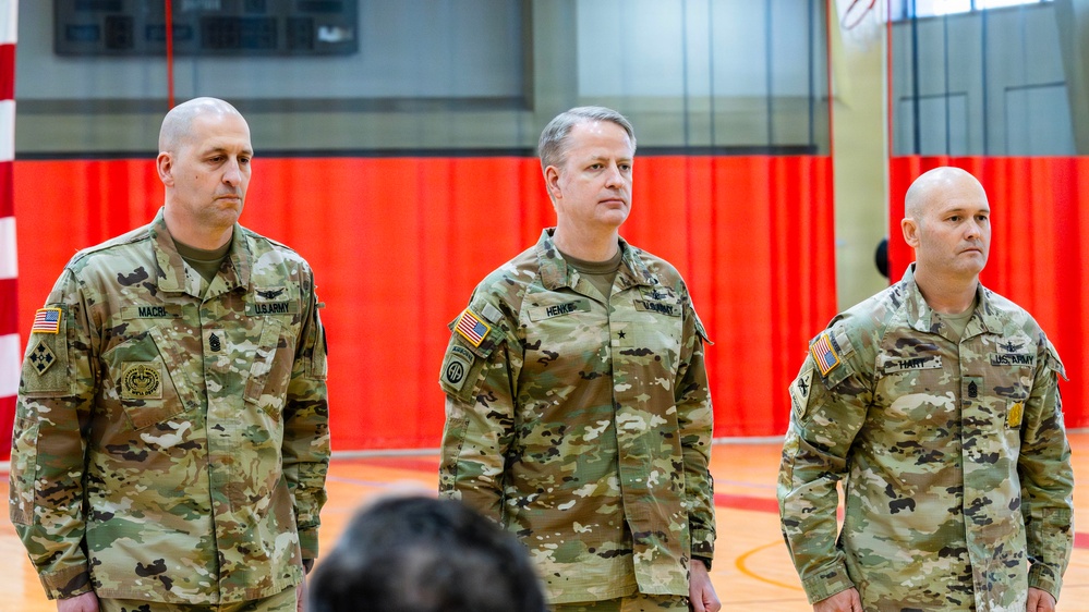 Air Defense Artillery CSM Change of Responsibility Ceremony