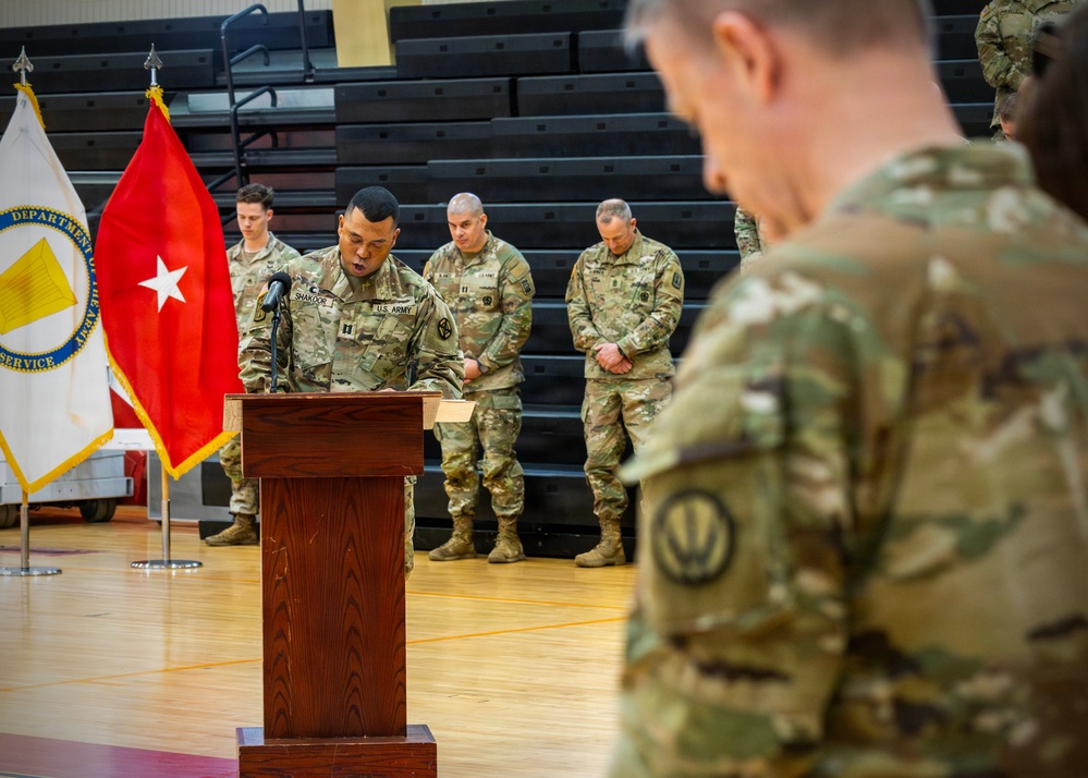 Air Defense Artillery CSM Change of Responsibility Ceremony