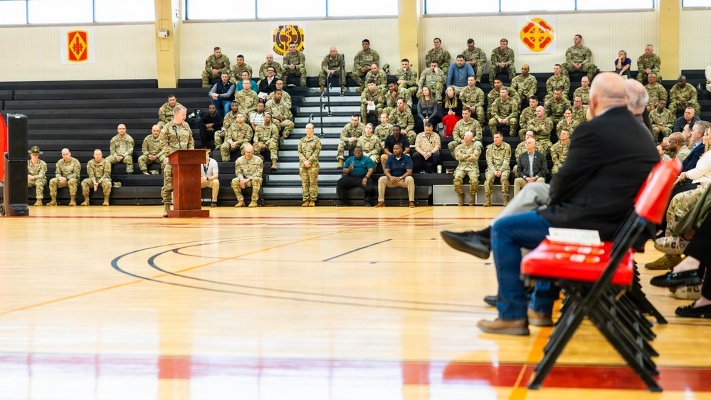 Air Defense Artillery CSM Change of Responsibility Ceremony