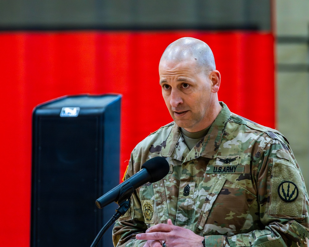 Air Defense Artillery CSM Change of Responsibility Ceremony