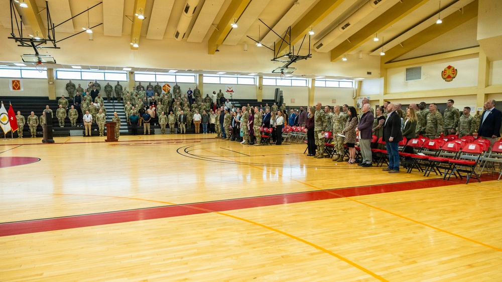 Air Defense Artillery CSM Change of Responsibility Ceremony